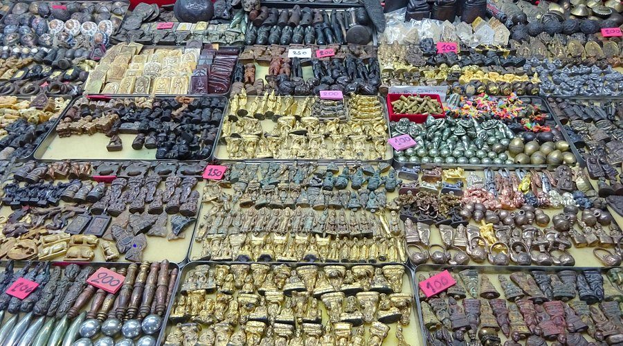 Lokale markt in Bangkok