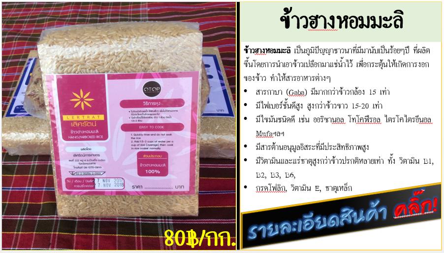 Germinated jasmine rice